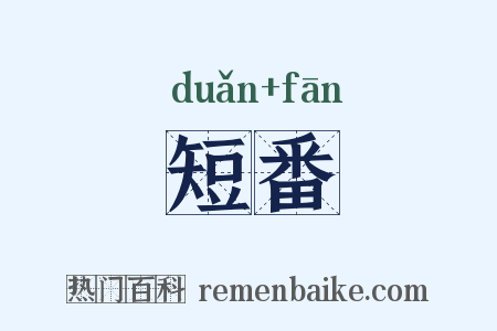 短番是什么意思的图片